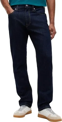 Tommy Jeans Herren Straight Jeans 36W/34L dunkel