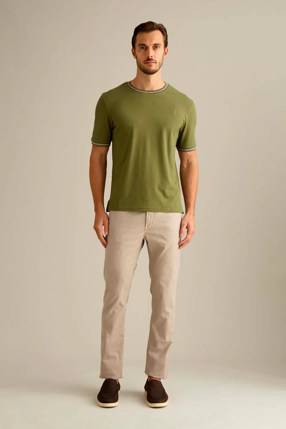 Jeckerson Jordan Chino Slim Fit beige zement