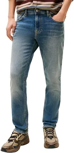 Tommy Jeans Scanton Slim Fit Jeans 38W/34L echter Denim