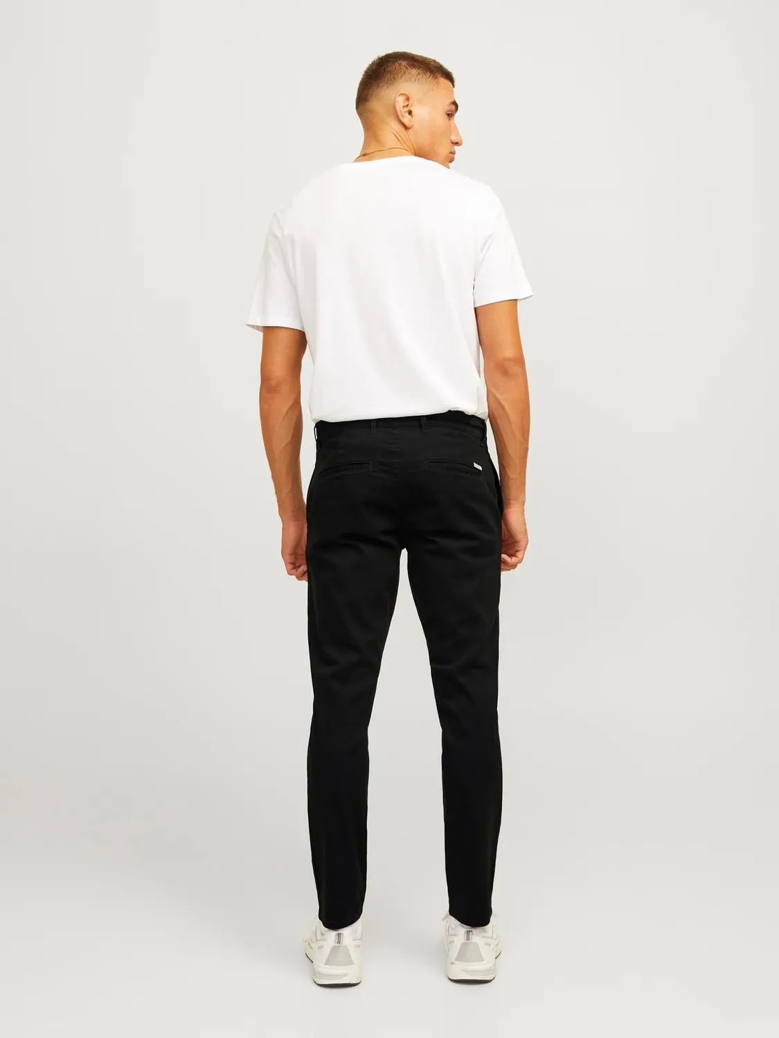 JJ Rebel Jrebmichael Slim Sharp Chino Schwarz 28/30