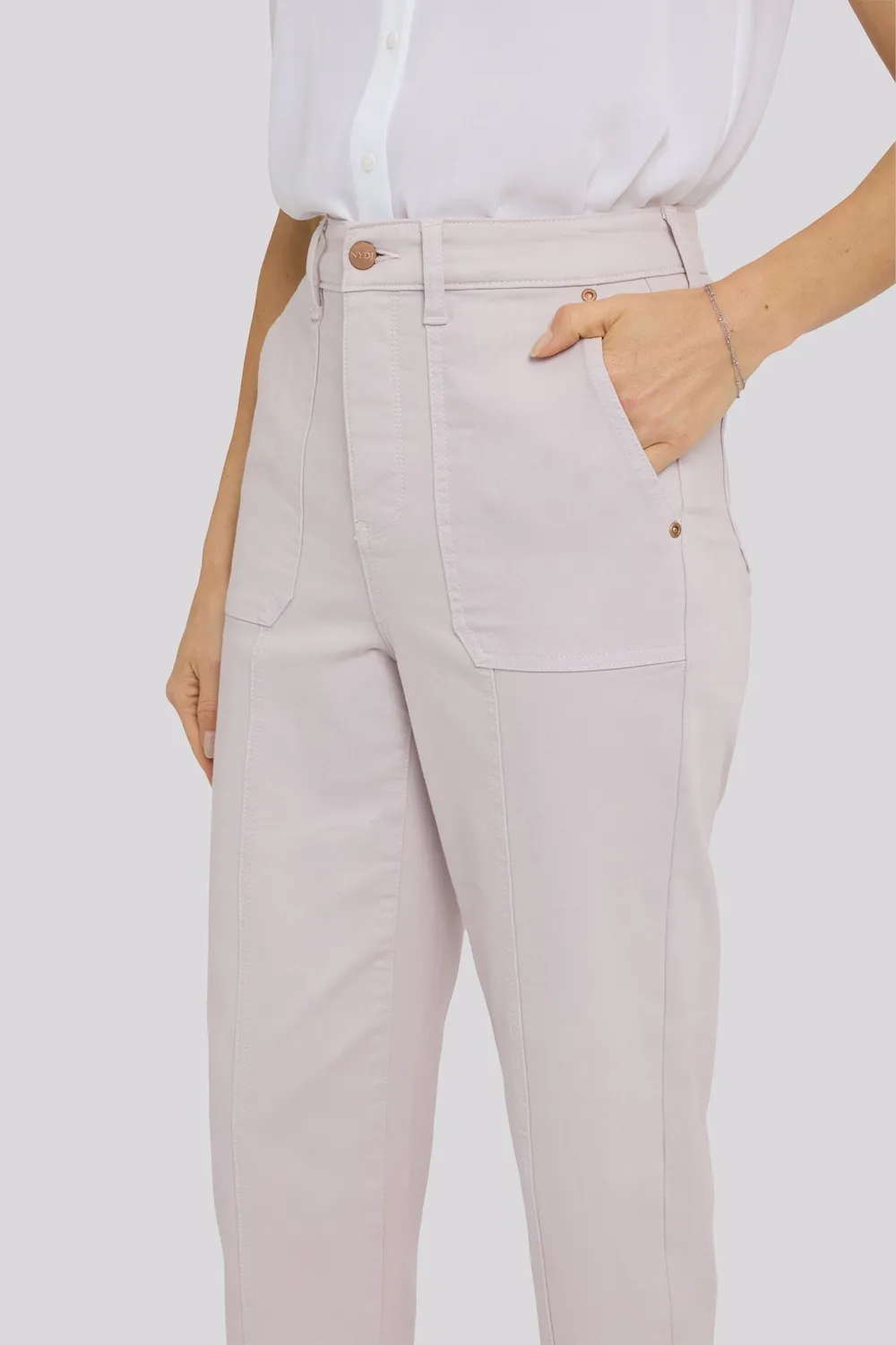 NYDJ Kasey Stovepipe Ankle Jeans Rock Flower lang