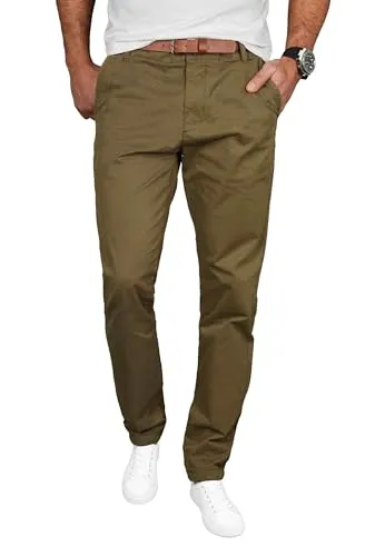 Alessandro Salvarini AS-095 Herren Chino Regular Fit Schwarz