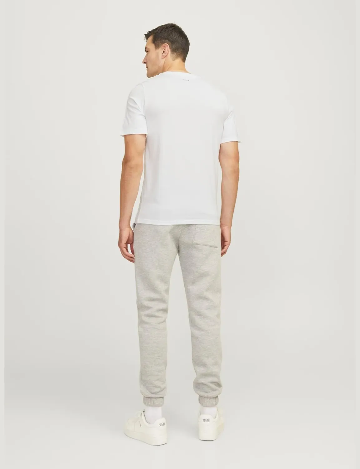 JJ Rebel Jrebrebel Logo Tee T-Shirt L Weiß Baumwolle