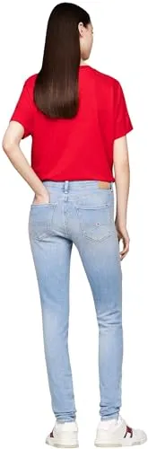 Tommy Jeans Nora Skinny Mid Rise Damen Jeans Denim Light