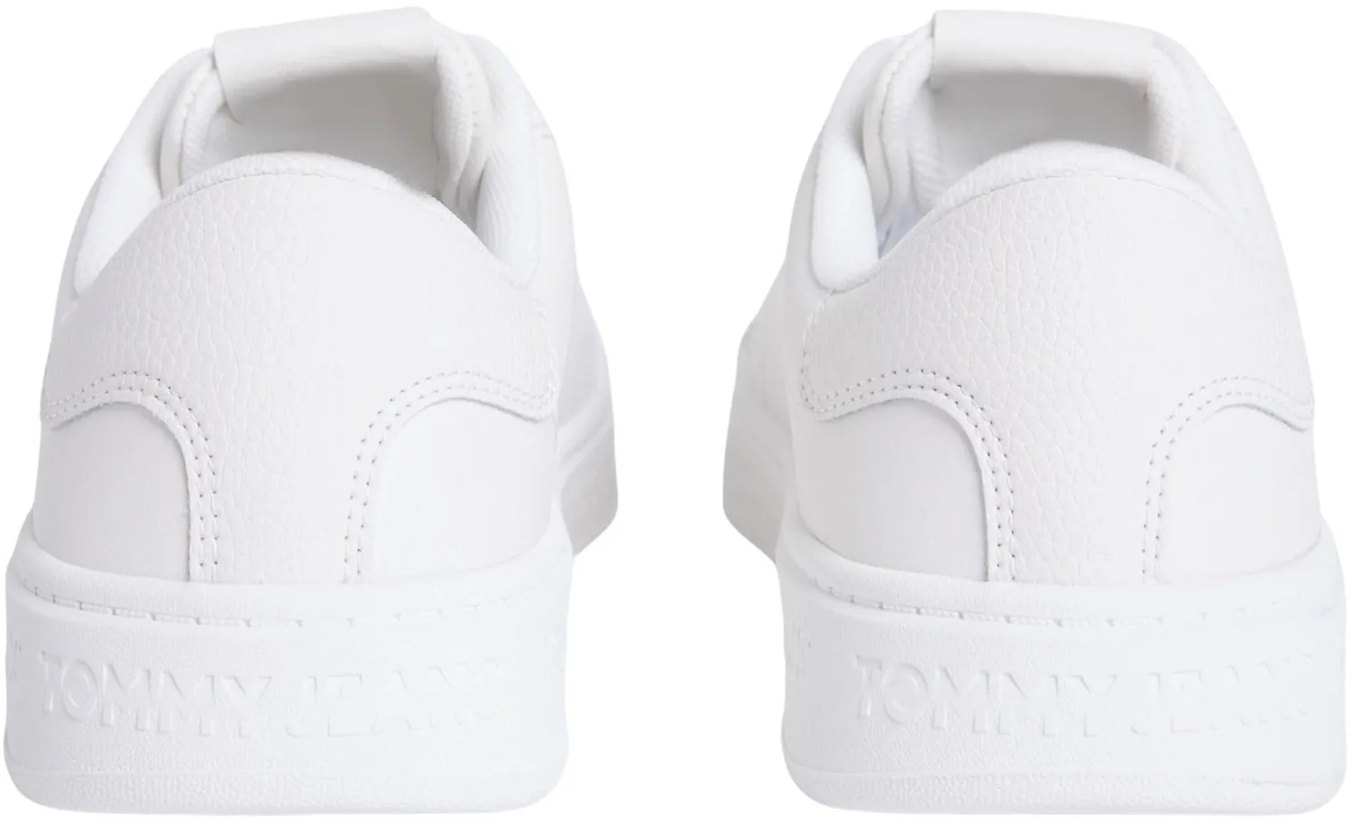 Tommy Jeans TJW Script Cupsole Low-Top-Sneaker Weiß