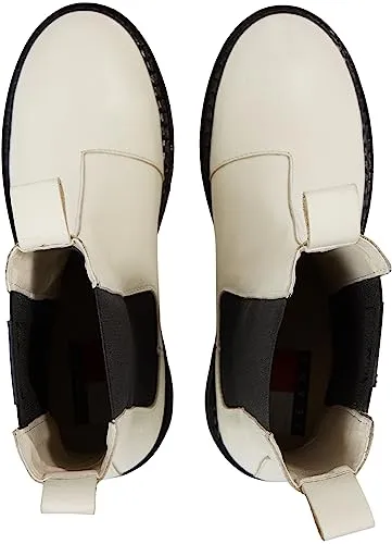 Tommy Jeans TJW Urban Chelsea EN0EN02298 Stiefel Damen Weiß mittelhoch