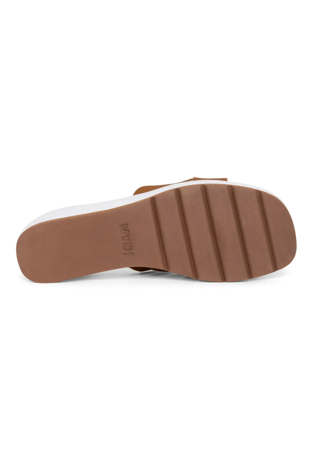 NYDJ Reesie Wedge Sandalen Cognac Wildleder