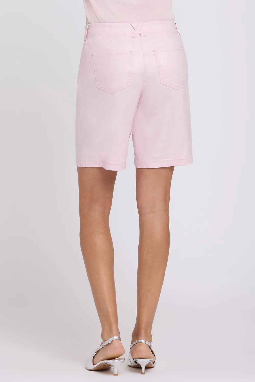 NYDJ 5 Pocket Bermuda Shorts Helllila Leinen