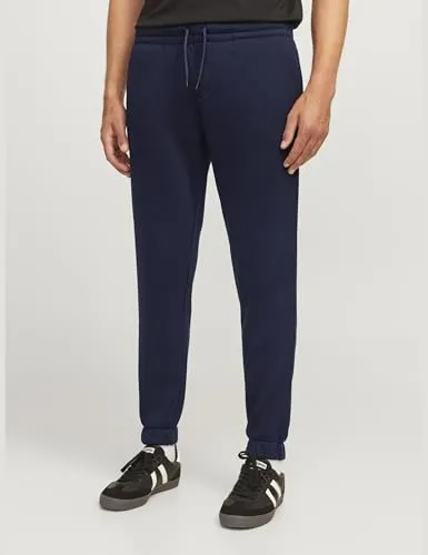 JJ Rebel JREBGORM Logo Sweatpants Herren Schwarz Baumwolle