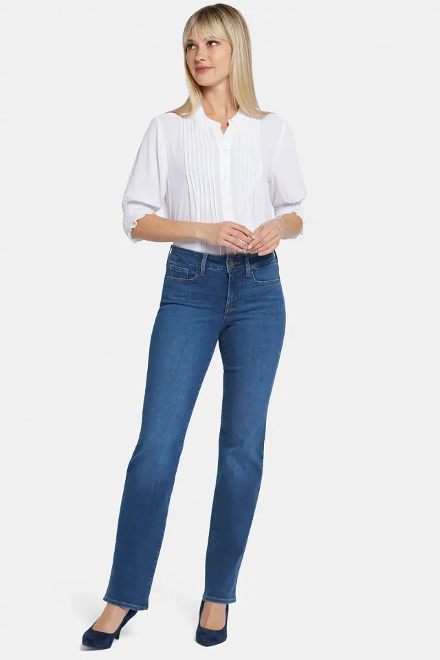 NYDJ Marilyn Straight Jeans Presidio blau straight