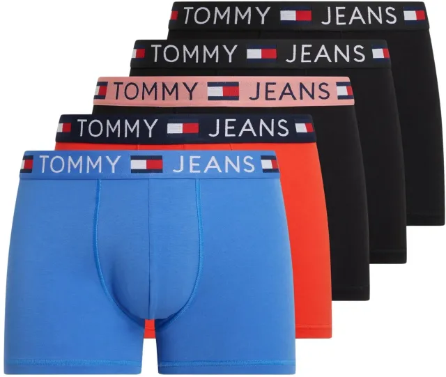 Tommy Jeans 5P Trunk UM0UM03254 Boxershorts L 5er Pack Baumwolle