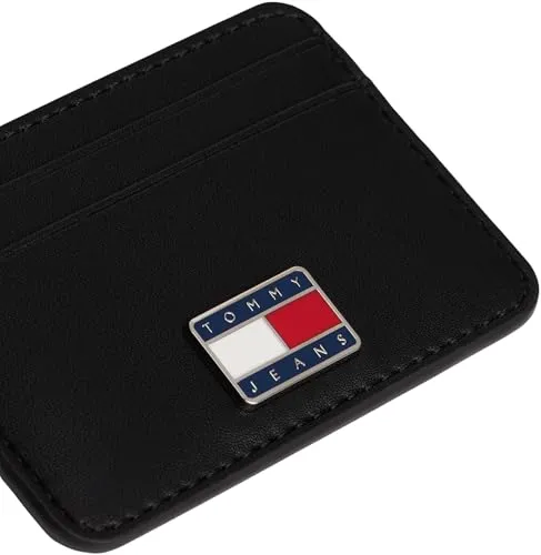 Tommy Jeans Cool Kartenetui Damen schwarz 9x7 cm