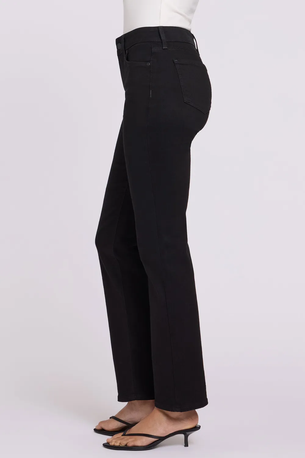 NYDJ Marilyn Straight Jeans Black Damen