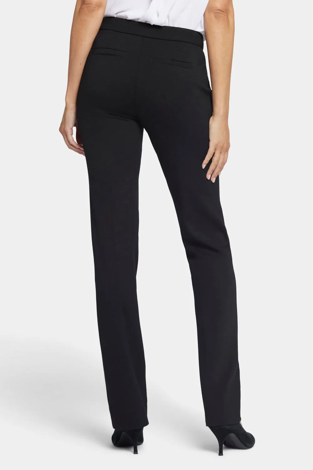 NYDJ Slim Trouser Hose Schwarz Ponte schlank