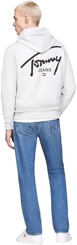 Tommy Jeans Entry Graphic Hoodie Silver Grey XXL