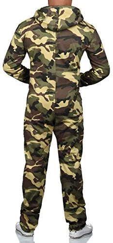 Alessandro Salvarini AS-039 Jumpsuit Overall Trainingsanzug Stretch