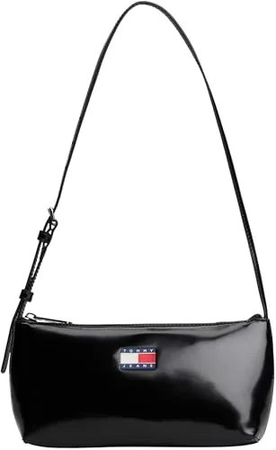 Tommy Jeans TJW Must Shoulder Bag AW0AW17866 Umhängetasche Schwarz