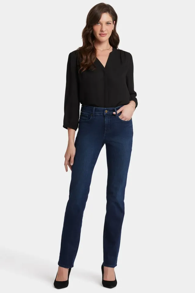 NYDJ Marilyn Straight Jeans Denslowe gerade Lift Tuck