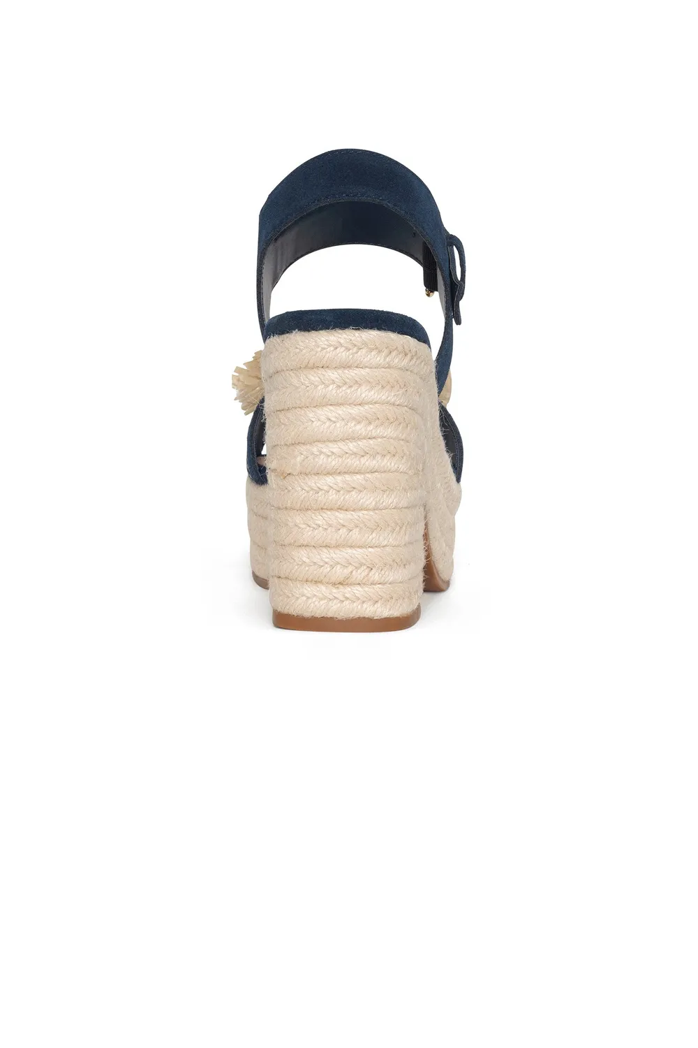 NYDJ Houston Platform Sandalen Indigo Blockabsatz