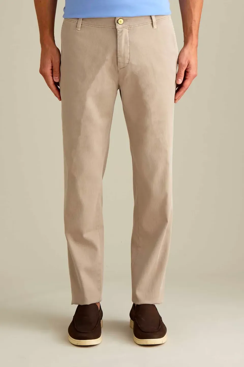 Jeckerson Jack Slim Fit Chino beige Zement Tencel