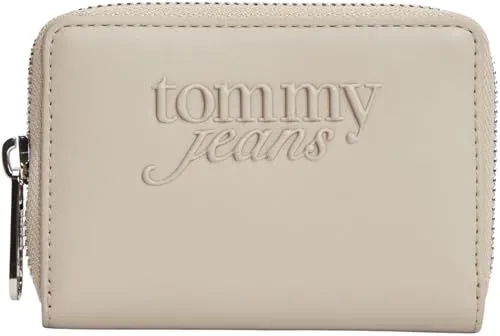 Tommy Jeans Must Small Geldbörse Beige Kunstleder