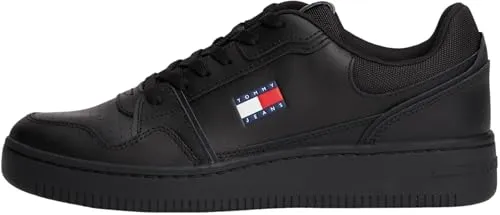 Tommy Jeans TJM Retro Basket Sneaker Schwarz Gr 46