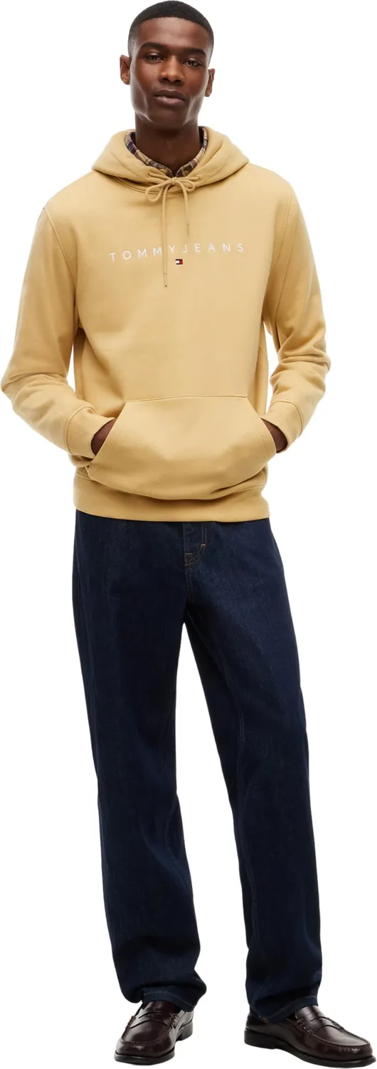 Tommy Jeans Linear Logo DM0DM20746 Hoodie S beige