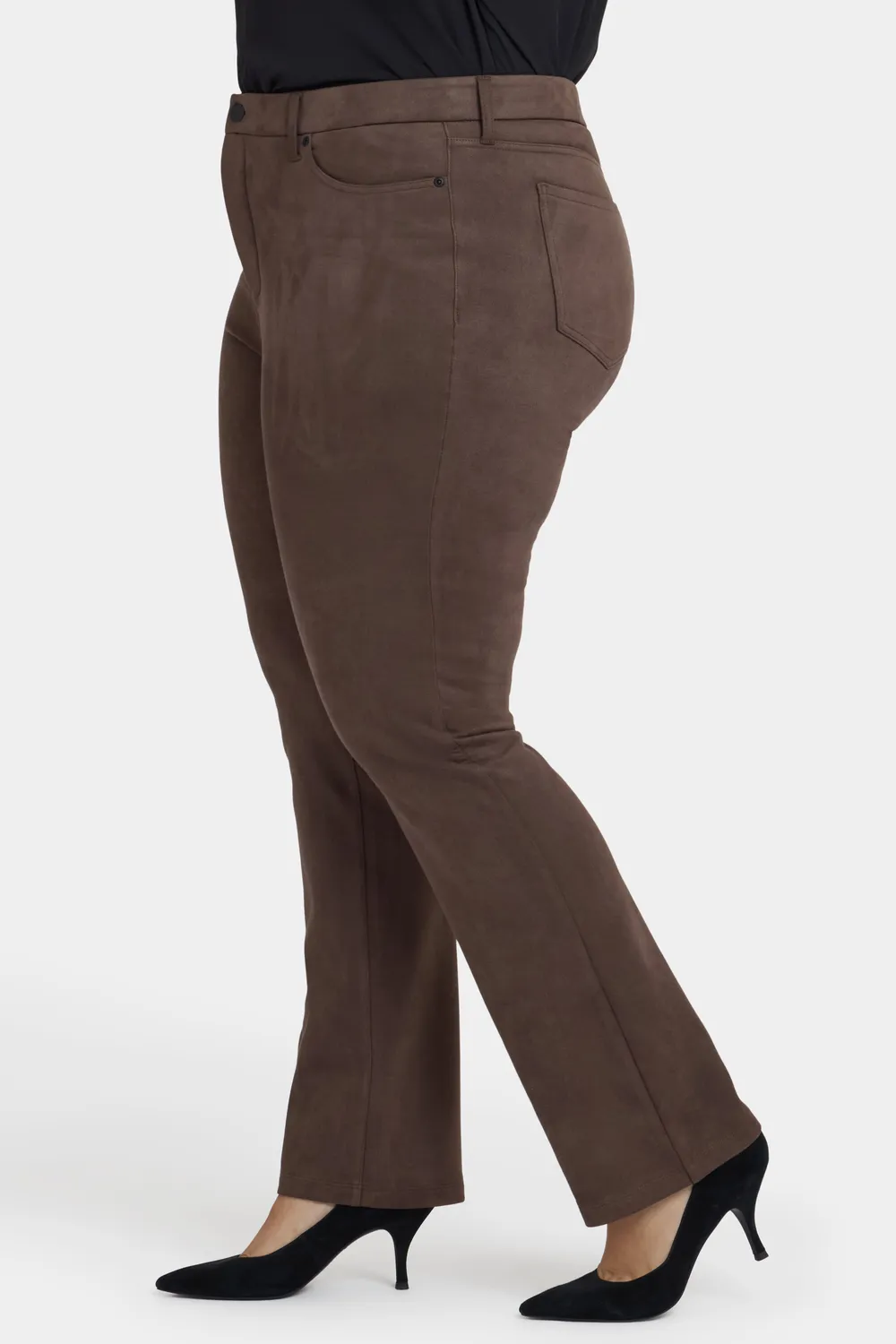 NYDJ Marilyn Straight Hose Plus Coffee Bean Stretch
