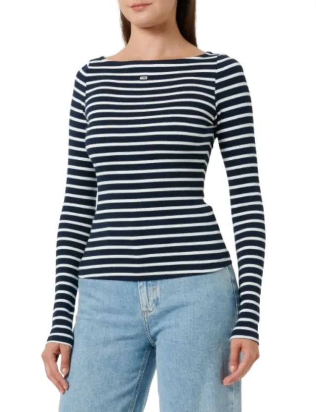 Tommy Jeans Breton Stripe Langarmshirt M Streifen
