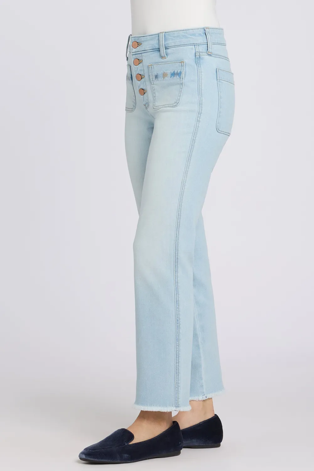 NYDJ Marilyn Straight Ankle Jeans Sky Valley