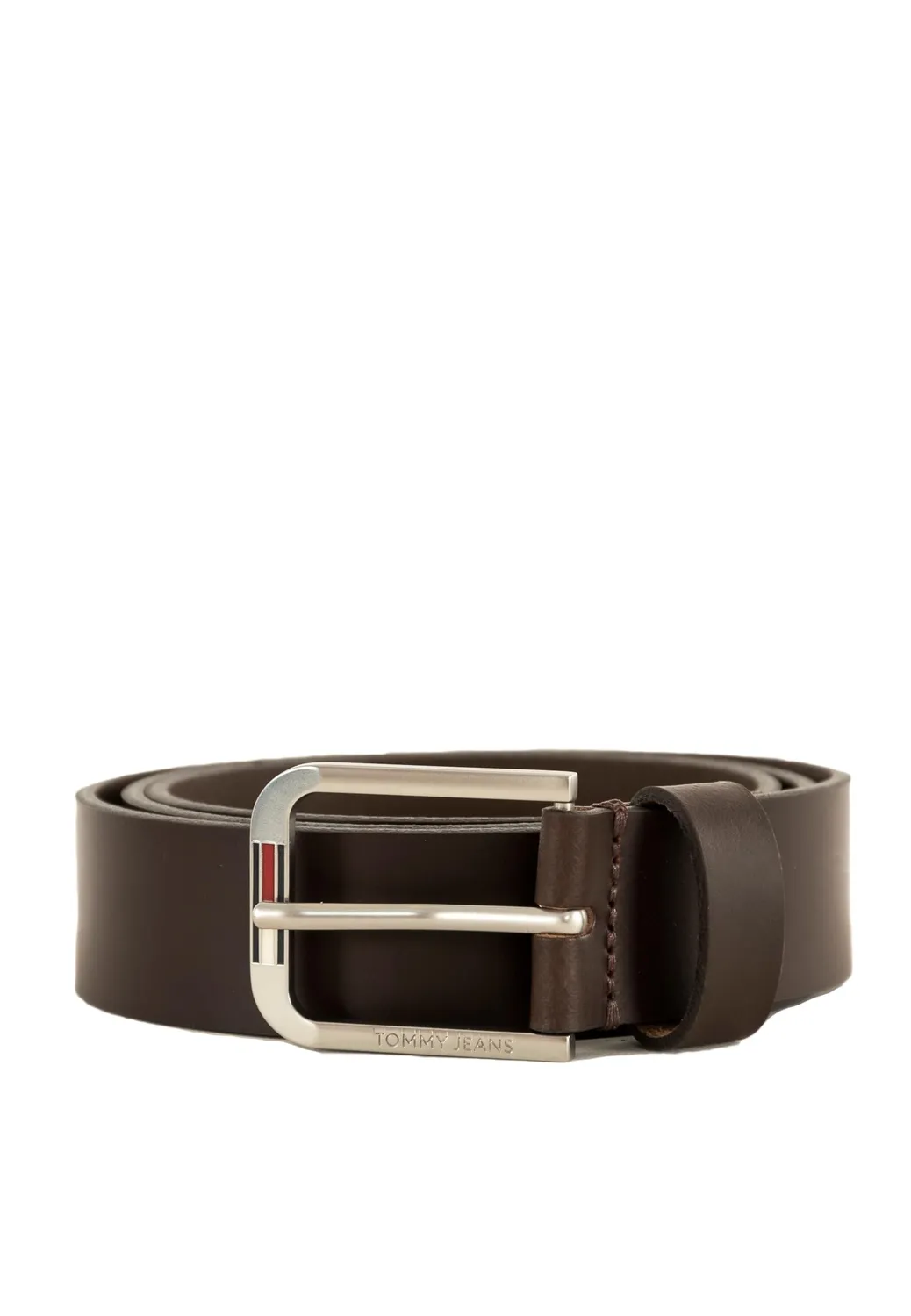 Tommy Jeans Austin Gürtel Herren Leder 105 Schwarz