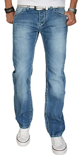 Alessandro Salvarini AS006 Jeans Ice-Blue Regular Straight