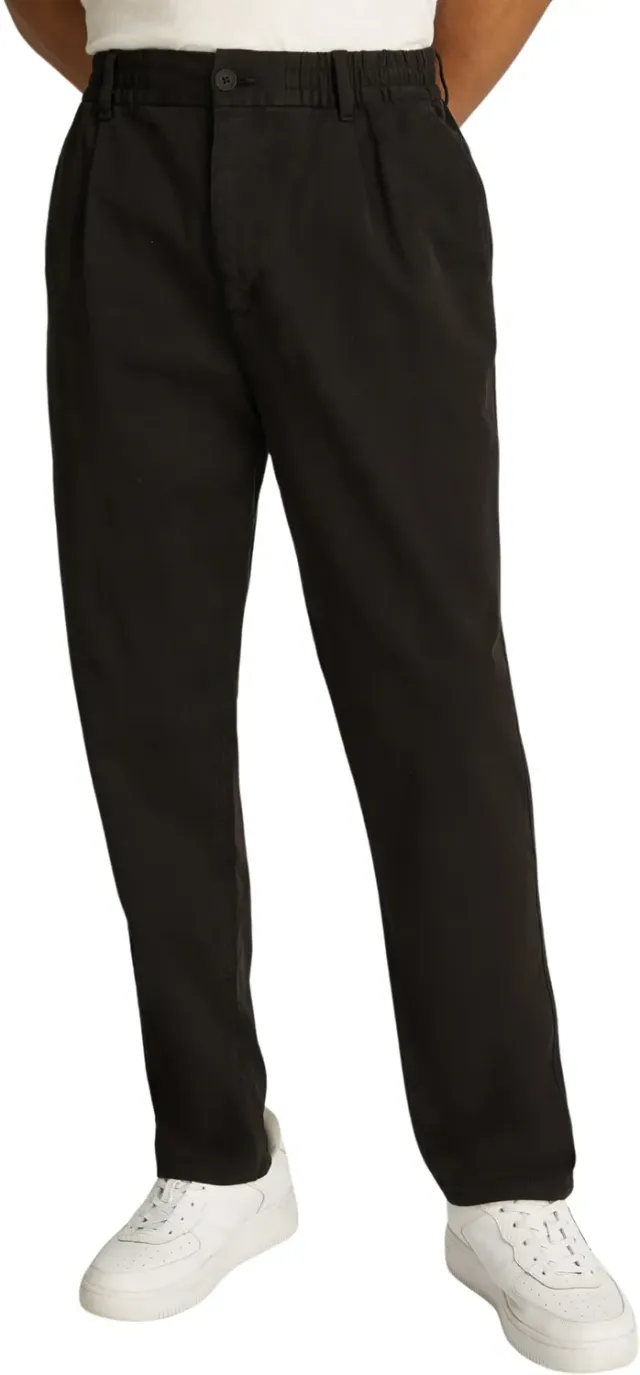 Tommy Jeans Isaac Twill Wide Leg Stoffhose Herren beige