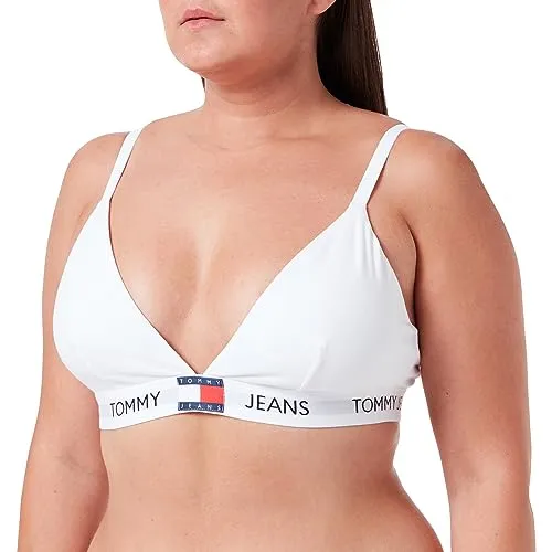 Tommy Jeans Triangel BH Padded Stretch weiß Gr L