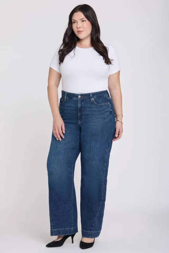 NYDJ Teresa Wide Leg Jeans Sunset Villa Plus