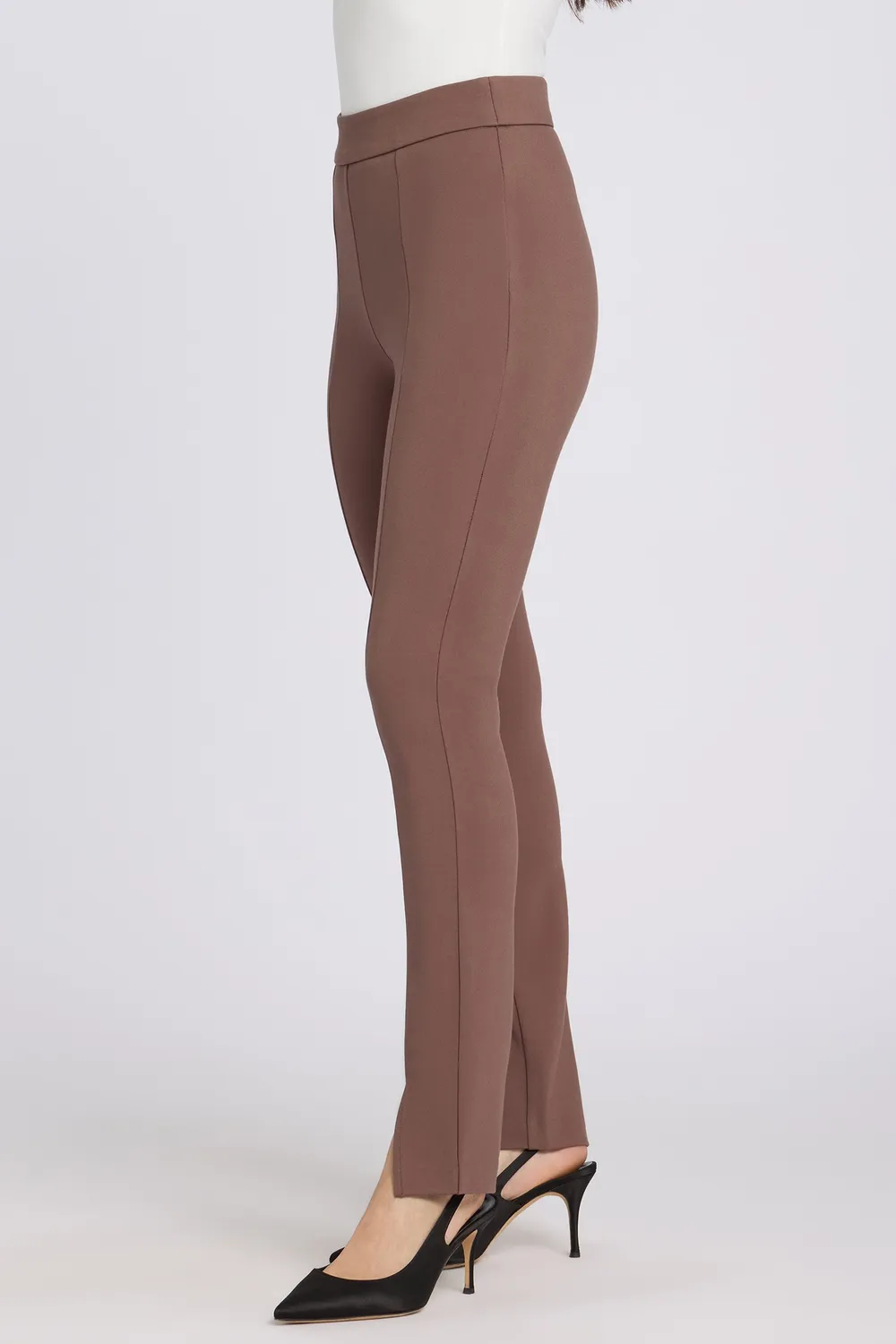 NYDJ Zelda Pull-On Hose Deep Taupe schmal