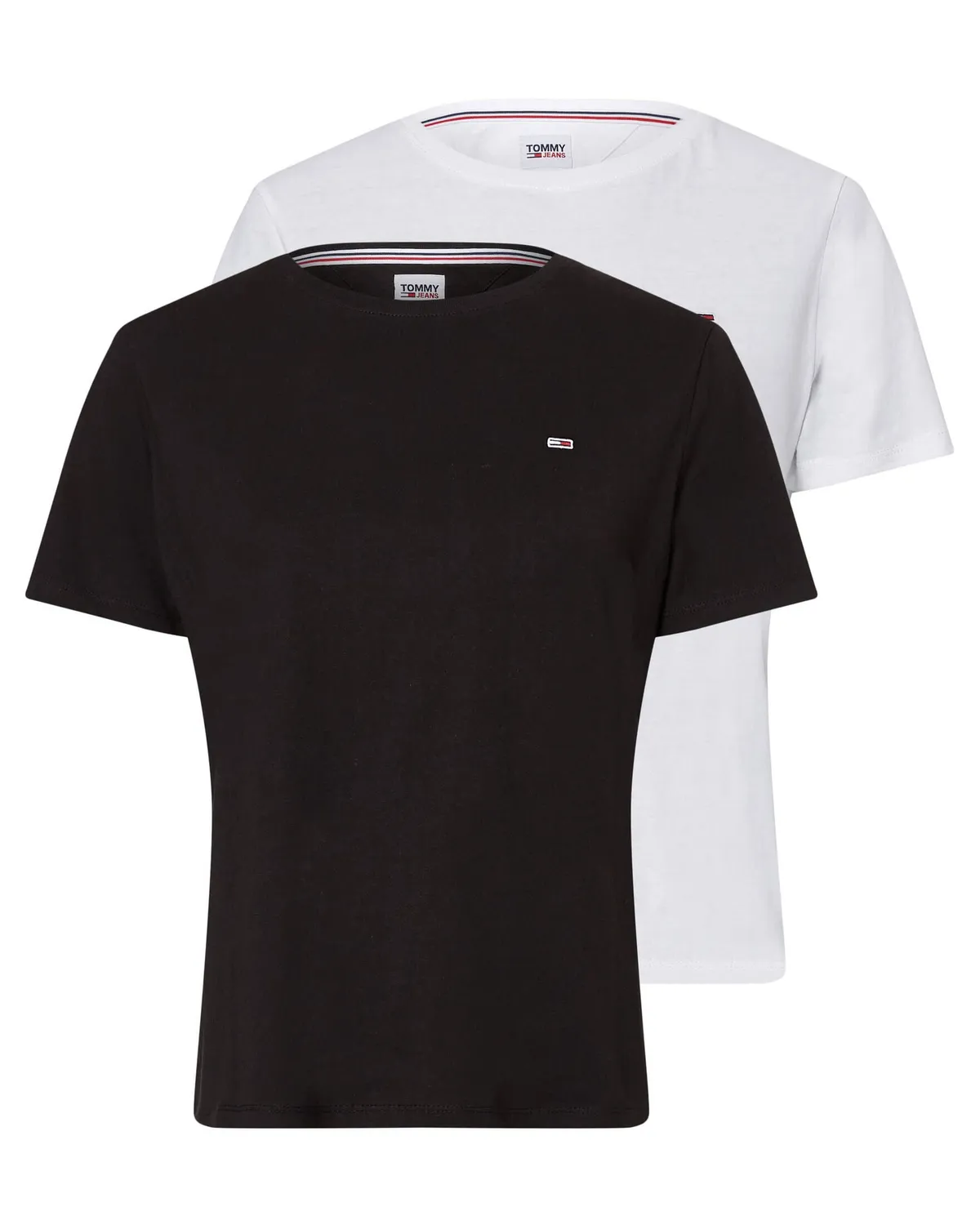 Tommy Jeans Soft Jersey Tee T-Shirt XS 2er Pack Baumwolle