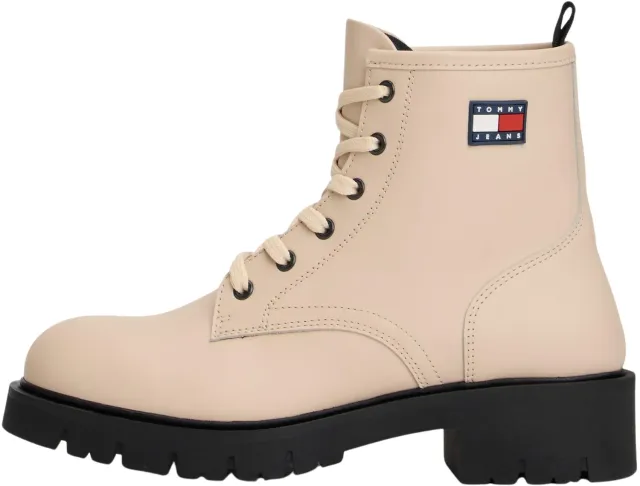 Tommy Jeans Mid Boot Schnürstiefel Leder Gr. 39