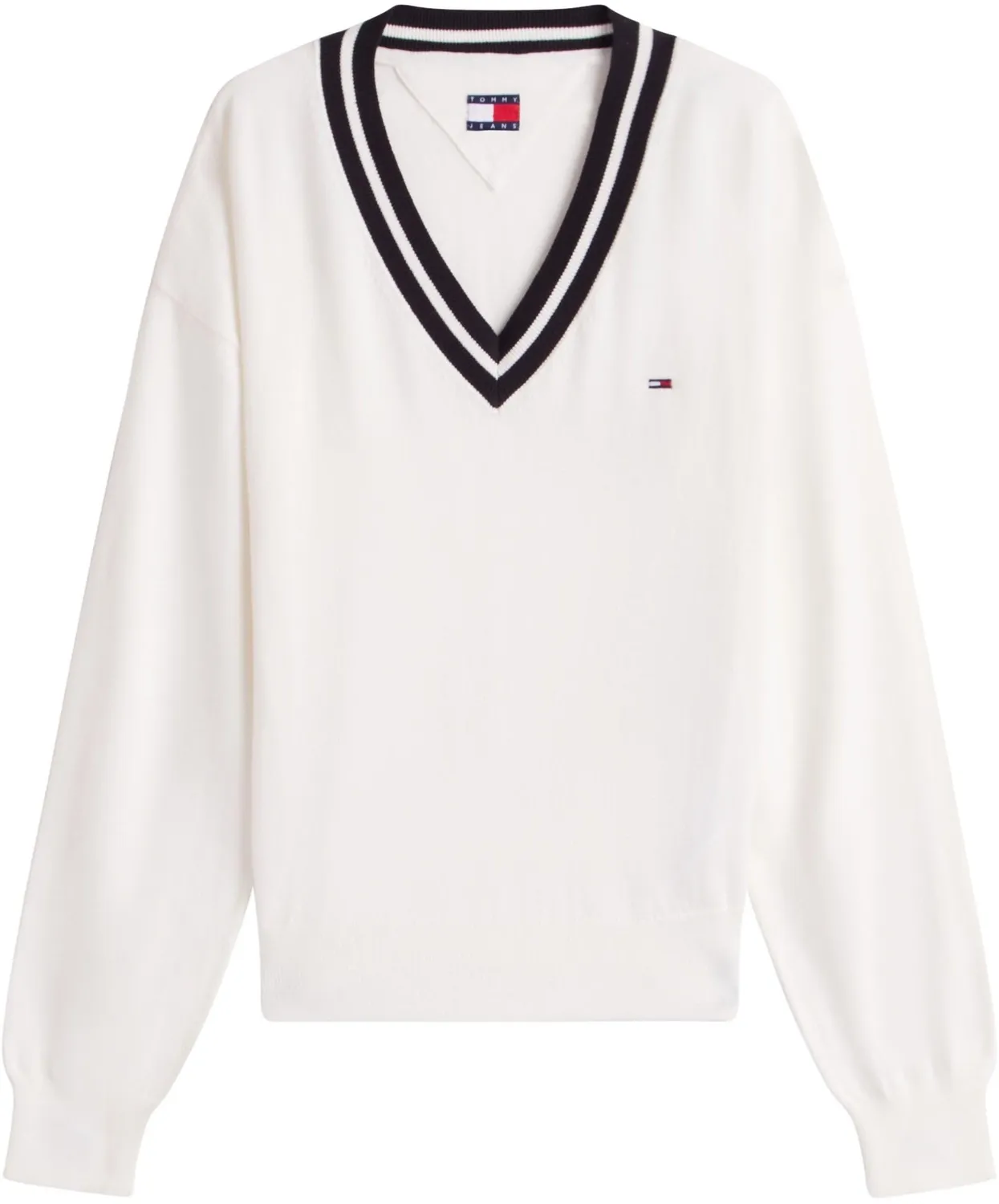 Tommy Jeans TJW RLX V-Neck Tipping DW0DW22778 Pullover