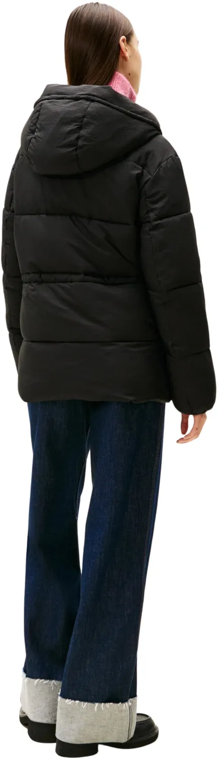 Tommy Jeans Midi Pufferjacke Damen mit Kapuze gesteppt