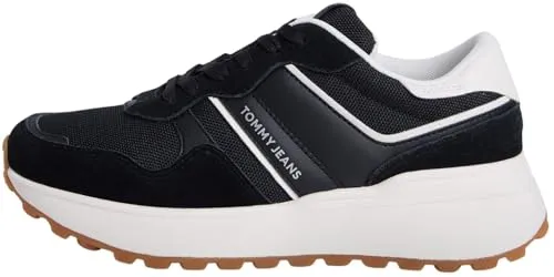 Tommy Jeans Runner Damen Sneaker 42 Schwarz Low Top