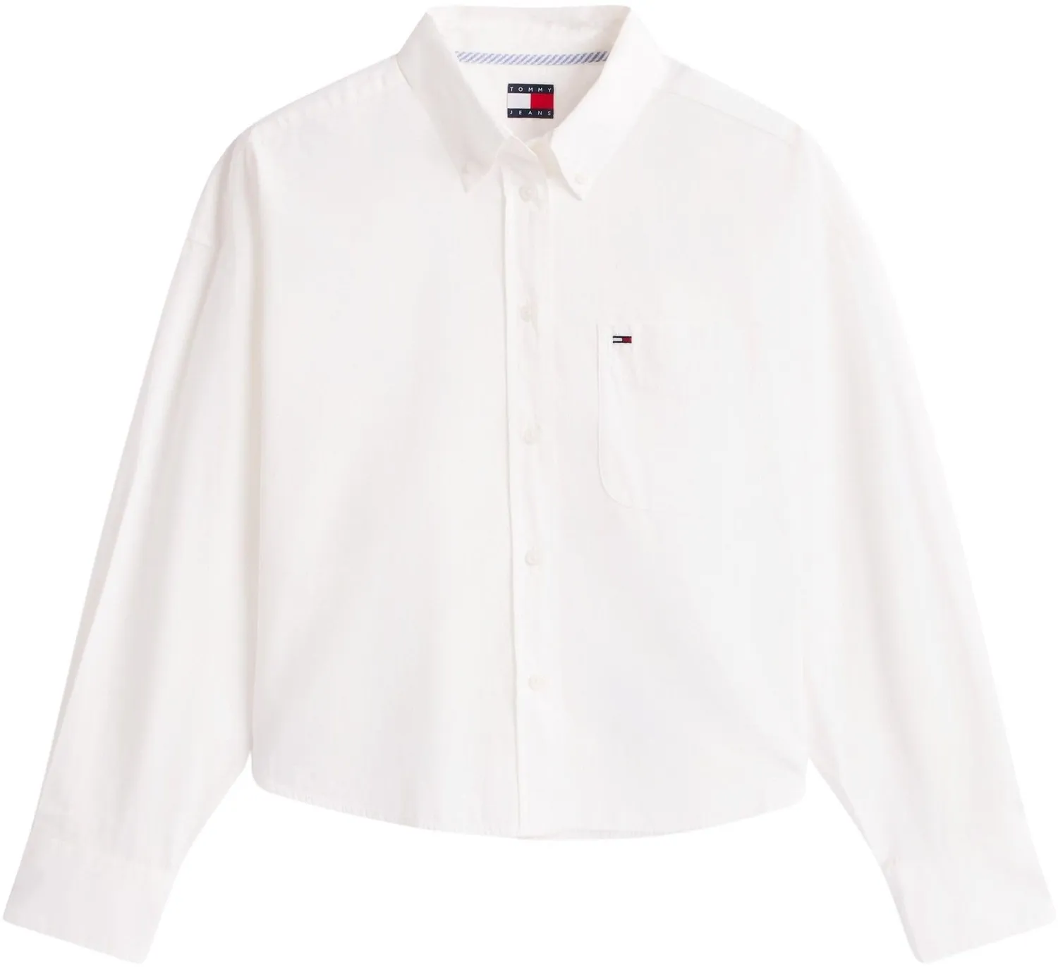 Tommy Jeans Essential Crop DW0DW22766 Shirt Rosa cropped