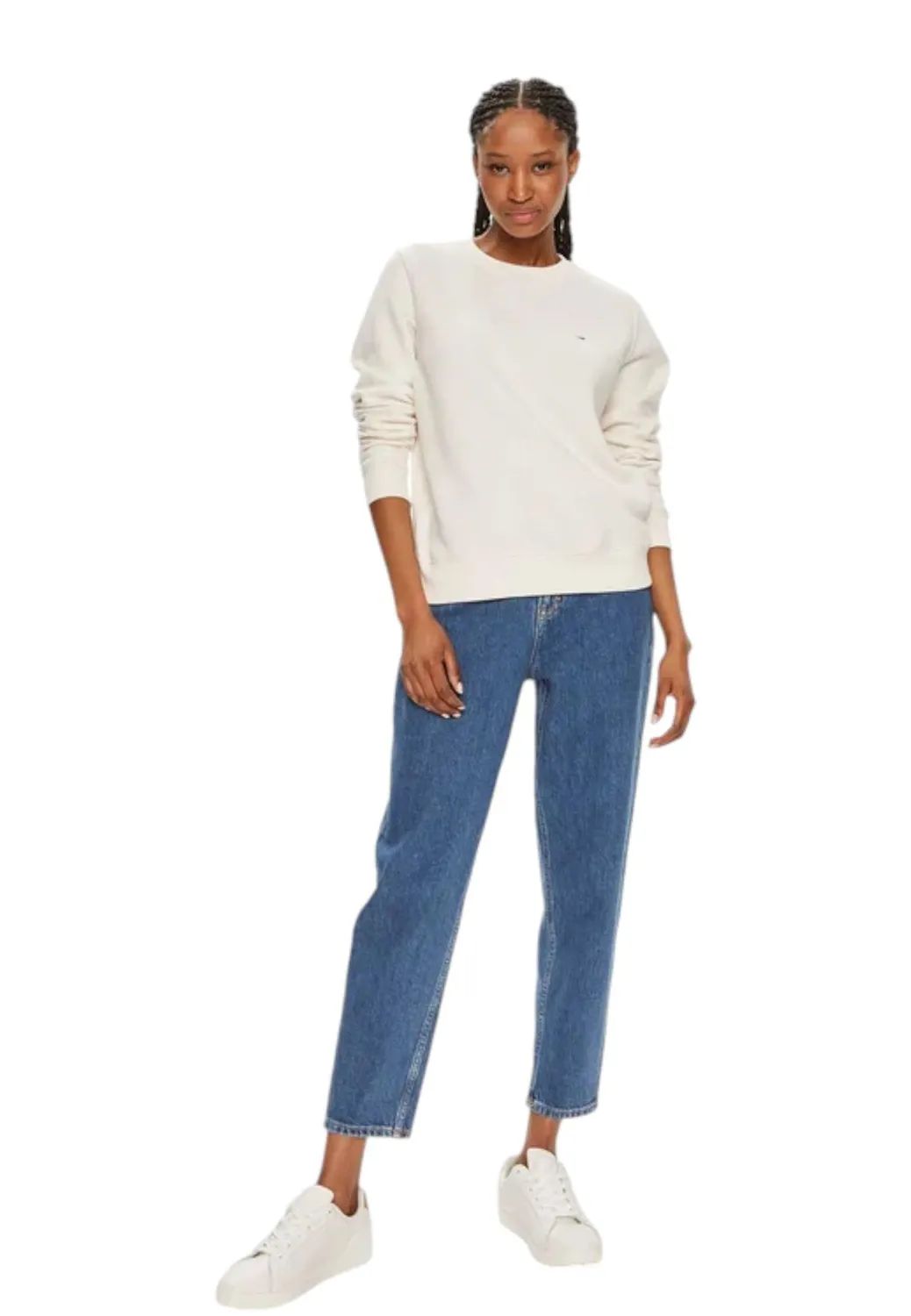 Tommy Jeans Crew Neck Sweatshirt Damen ohne Kapuze