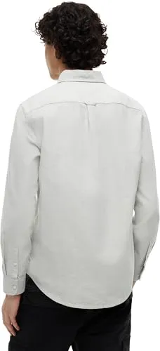 Tommy Jeans Oxford Hemd Langarm Regular Fit XXL Grün Baumwolle