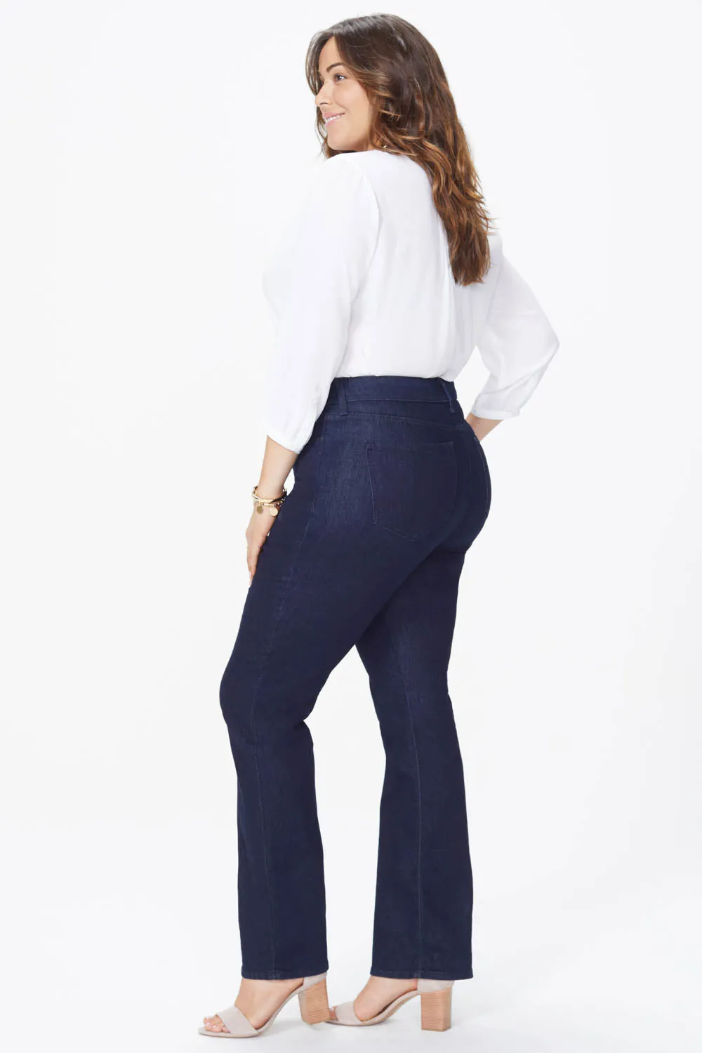 NYDJ Barbara Bootcut Plus Size Jeans Rinse