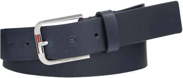 Tommy Jeans Austin Ledergürtel Herren Braun Leder