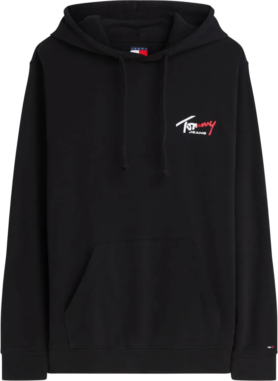 Tommy Jeans Kapuzenpullover XXL Schwarz Fleece