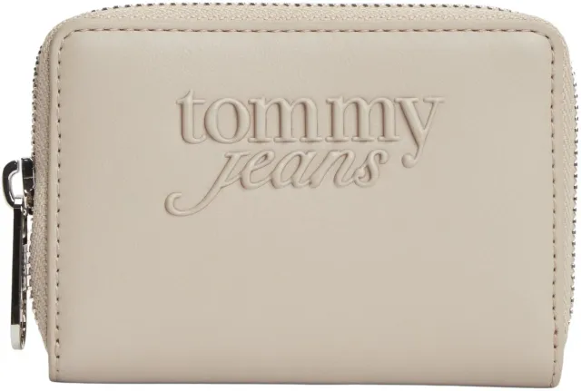 Tommy Jeans Must Small Geldbörse Beige Kunstleder