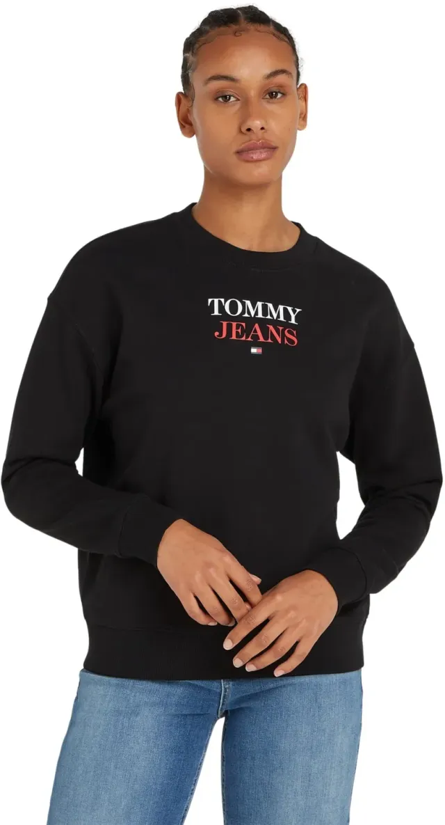 Tommy Jeans Crew Neck Sweatshirt Damen Baumwolle