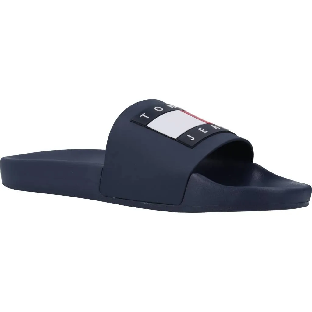 Tommy Jeans Badelatschen Blau Herren 42